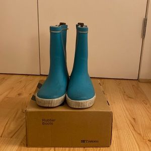 Tretorn Skerry rubber rainboots turquoise size 35 / 6